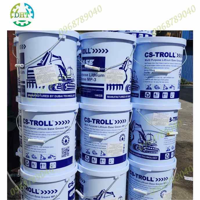 MỠ CS-TROLL CHỊU NHIỆT THÙNG 4KG LOẠI 180 ĐỘ